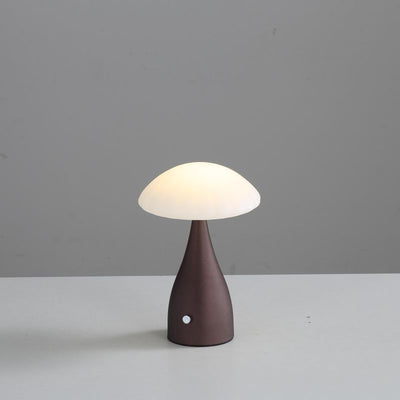 مصباح طاولة LED على شكل قبة سحاب من الحديد والبلاستيك الإبداعي المعاصر للغرفة النوم 