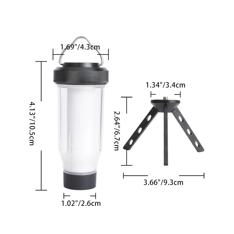 Moderne Einfachheit Wiederaufladbare Wasserdichte Zylinder Aluminiumlegierung Gummi PC LED Außenleuchte Für Garten 