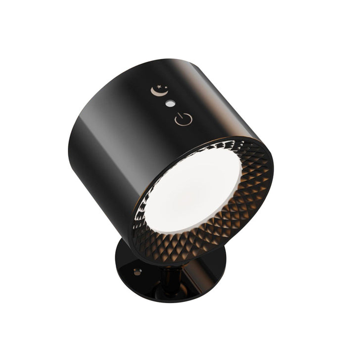 Applique murale LED moderne minimaliste rechargeable en cylindre magnétique ABS PC, lampe de chevet 