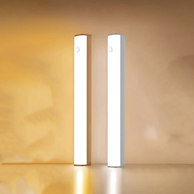 Lámpara de Aplique de Pared LED de Tira Acrílica de PC Magnética con Sensor Corporal Recargable Minimalista Moderna para Cocina 