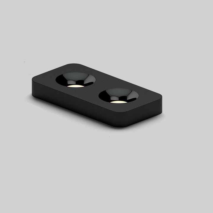 Moderne minimalistische LED-Deckenleuchte aus Eisen mit quadratischem/rechteckigem Wabennetz-Design, ultradünnem Spot-Downlight und bündiger Montage für den Flur 
