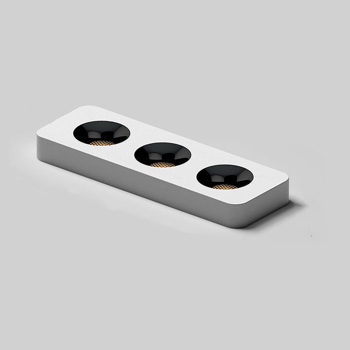 Moderne minimalistische LED-Deckenleuchte aus Eisen mit quadratischem/rechteckigem Wabennetz-Design, ultradünnem Spot-Downlight und bündiger Montage für den Flur 