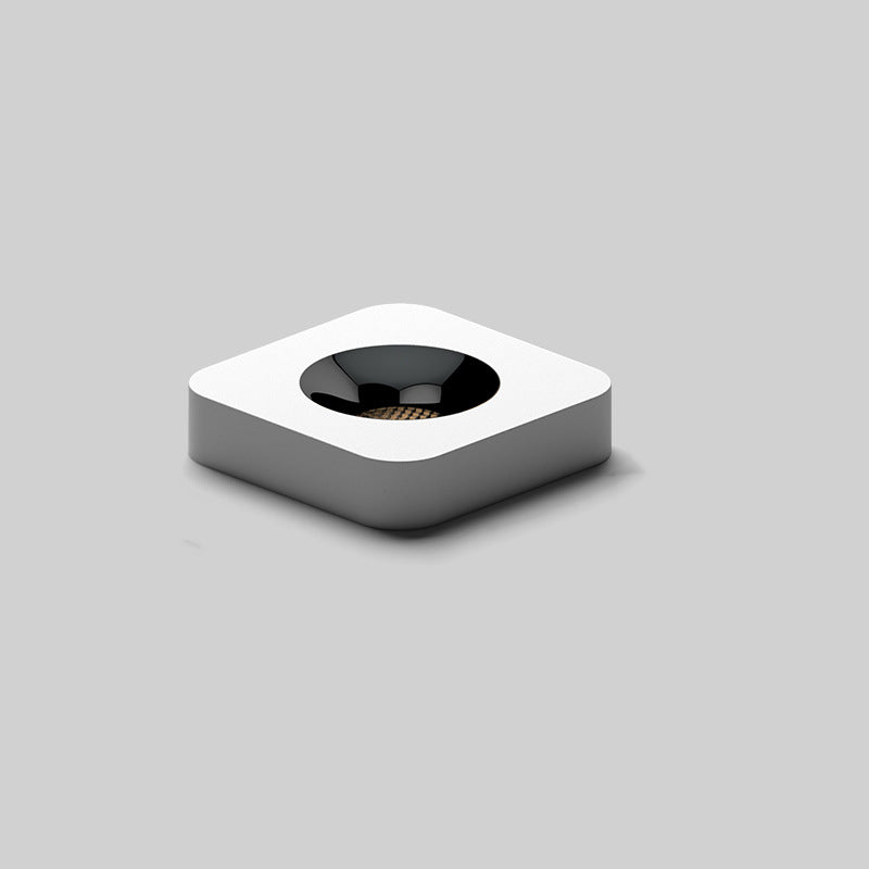 Moderne minimalistische LED-Deckenleuchte aus Eisen mit quadratischem/rechteckigem Wabennetz-Design, ultradünnem Spot-Downlight und bündiger Montage für den Flur 