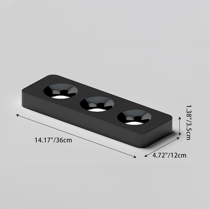 Moderne minimalistische LED-Deckenleuchte aus Eisen mit quadratischem/rechteckigem Wabennetz-Design, ultradünnem Spot-Downlight und bündiger Montage für den Flur 