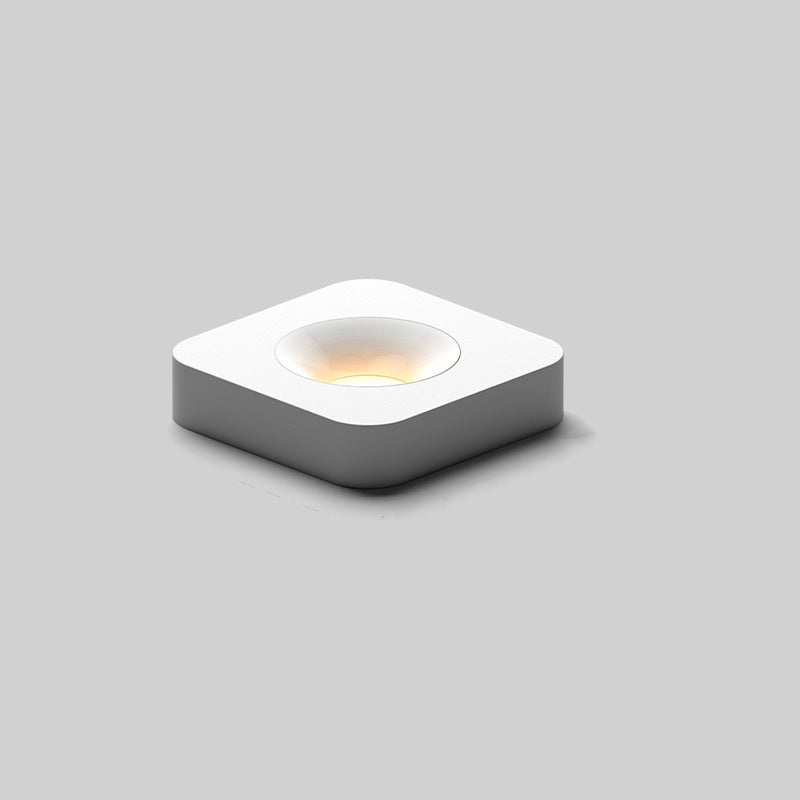 Moderne minimalistische LED-Deckenleuchte aus Eisen mit quadratischem/rechteckigem Wabennetz-Design, ultradünnem Spot-Downlight und bündiger Montage für den Flur 