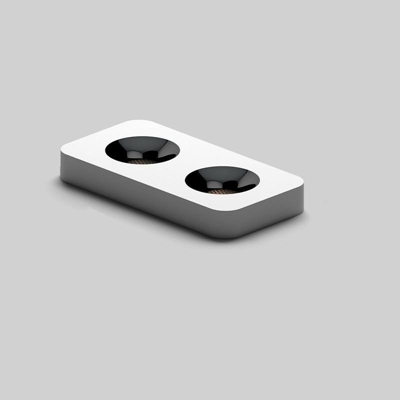 Moderne minimalistische LED-Deckenleuchte aus Eisen mit quadratischem/rechteckigem Wabennetz-Design, ultradünnem Spot-Downlight und bündiger Montage für den Flur 