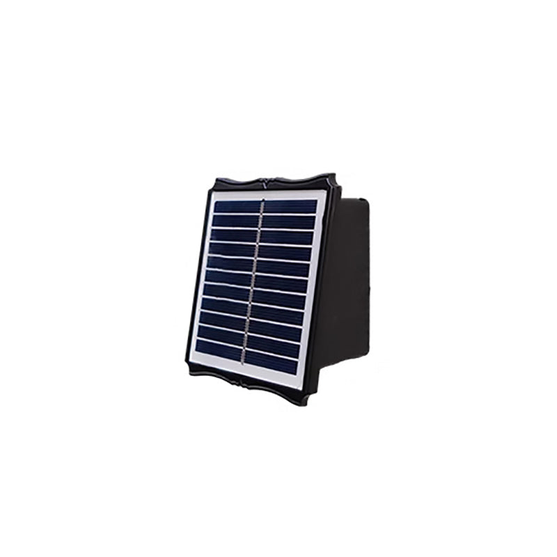 Moderne Einfachheit Solar Wasserdichte Rechteckige ABS LED Wandleuchte für Außenbereich Terrasse 