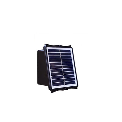 Moderne Einfachheit Solar Wasserdichte Rechteckige ABS LED Wandleuchte für Außenbereich Terrasse 
