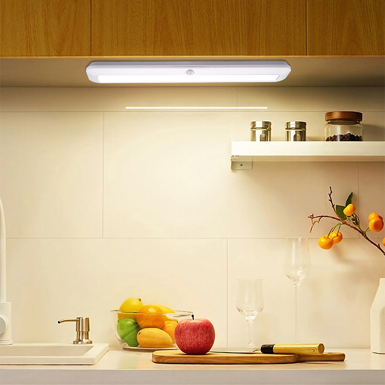 Moderne minimalistische Körpersensor magnetisch wiederaufladbare rechteckige Streifen ABS Acryl LED Wandleuchte Nachttischlampe für Schlafzimmer 