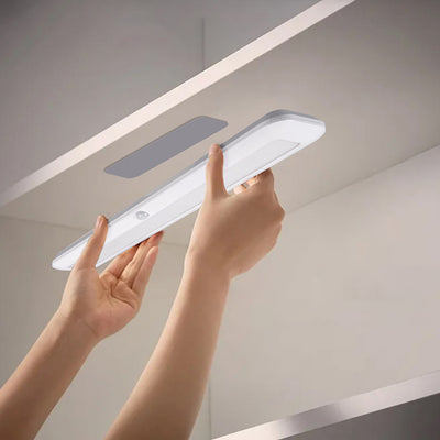 Moderne minimalistische Körpersensor magnetisch wiederaufladbare rechteckige Streifen ABS Acryl LED Wandleuchte Nachttischlampe für Schlafzimmer 