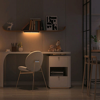 Moderne minimalistische Körpersensor magnetisch wiederaufladbare rechteckige Streifen ABS Acryl LED Wandleuchte Nachttischlampe für Schlafzimmer 