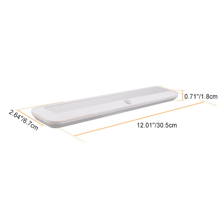 Modern Minimalist Body Sensor Magnetic Rechargeable Rectangular Strip ABS Acrylic LED Wall Sconce Lamp Night Light For Bedroom