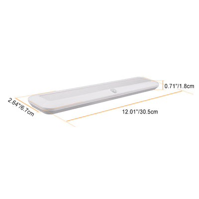 Moderne minimalistische Körpersensor magnetisch wiederaufladbare rechteckige Streifen ABS Acryl LED Wandleuchte Nachttischlampe für Schlafzimmer 