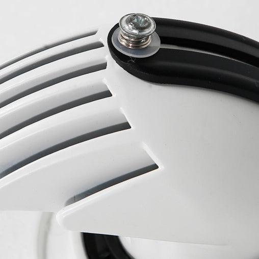 Plafonnier LED moderne et simple en aluminium rond avec projecteur rotatif pour salon 