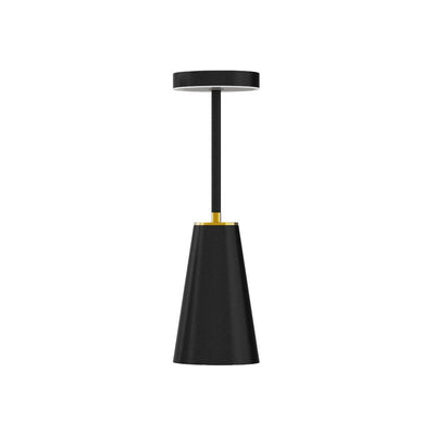 Modern Simplicity Waterproof Iron PC Wireless Charging Round Column LED Table Lamp For Bedside