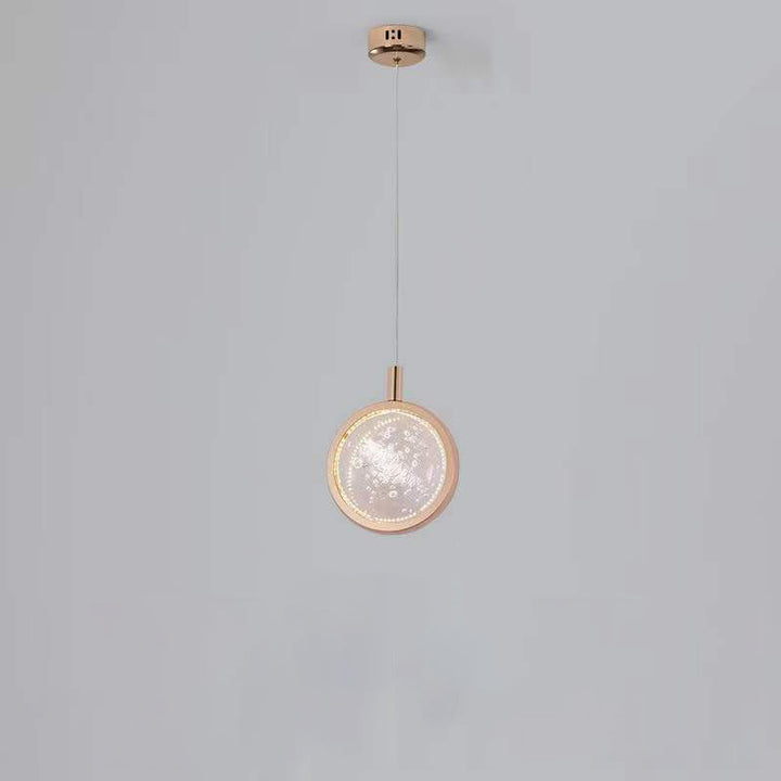Modern Luxury Aluminum Crystal Round Bubble Jellyfish Deer LED Pendant Light For Bedside