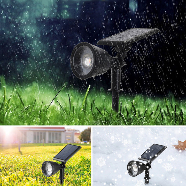 Moderne Einfachheit Solar Wasserdichte Horn Spotlight ABS PC LED Wandleuchte Für Außenbereich Terrasse 