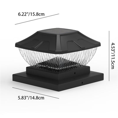 إضاءة خارجية LED بلاستيكية مقاومة للماء تعمل بالطاقة الشمسية بتصميم بسيط وحديث لإضاءة المناظر الطبيعية في الفناء الخارجي 