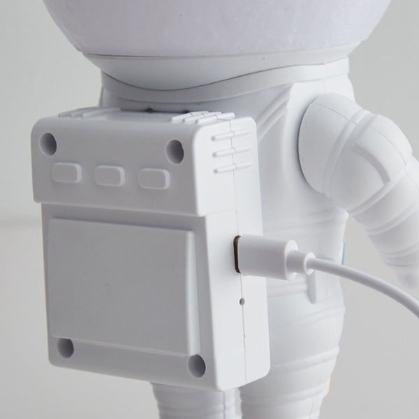Lampe de Table LED Rechargeable Astronaute Lunaire Créative Contemporaine ABS PS pour Enfants Veilleuse pour Chambre 