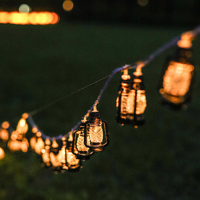 Lumières à cordes LED de bouteille d'essence en plastique PVC imperméable à l'eau avec batterie solaire rétro contemporaine pour jardin 