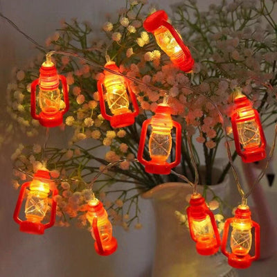 Lumières à cordes LED de bouteille d'essence en plastique PVC imperméable à l'eau avec batterie solaire rétro contemporaine pour jardin 