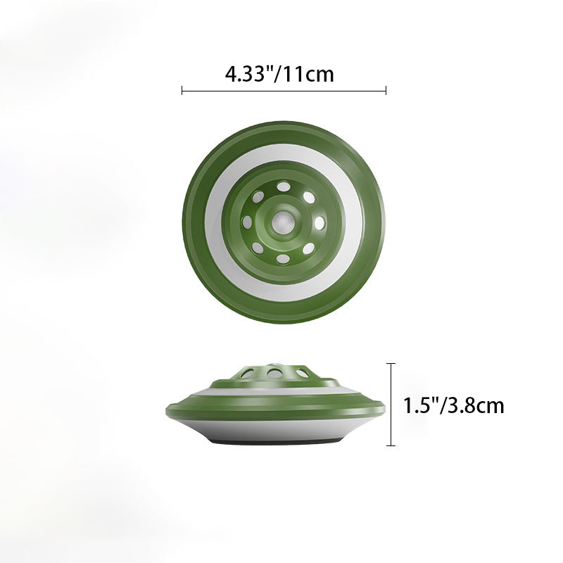 Lampe murale LED ronde UFO magnétique ABS avec capteur humain rechargeable créatif contemporain, veilleuse pour chambre 