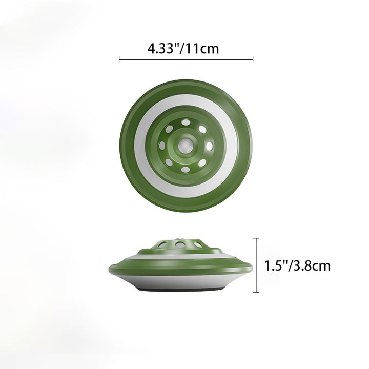 Lampe murale LED ronde UFO magnétique ABS avec capteur humain rechargeable créatif contemporain, veilleuse pour chambre 