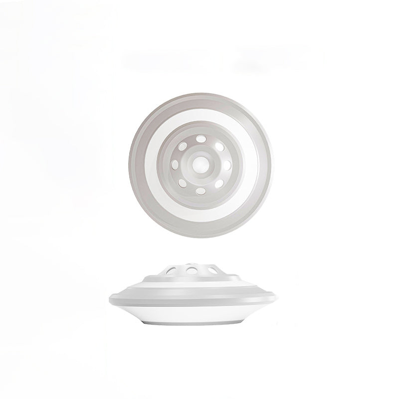 Lampe murale LED ronde UFO magnétique ABS avec capteur humain rechargeable créatif contemporain, veilleuse pour chambre 