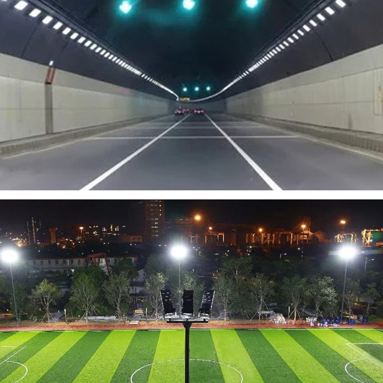 ضوء LED خارجي عالي السطوع مقاوم للماء من الألومنيوم القابل للدوران بشكل مستطيل للباحة الخارجية 