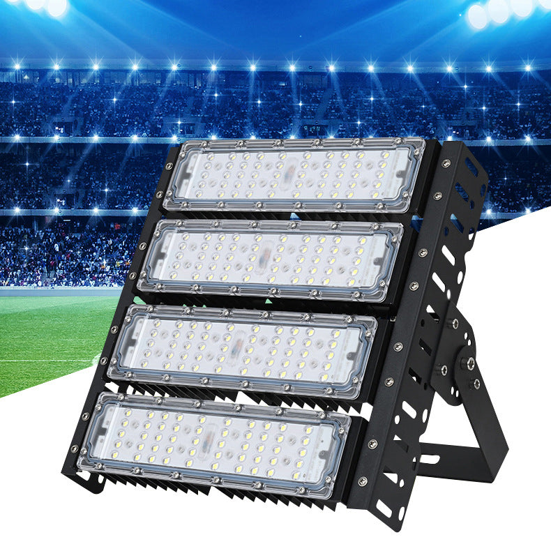 ضوء LED خارجي عالي السطوع مقاوم للماء من الألومنيوم القابل للدوران بشكل مستطيل للباحة الخارجية 