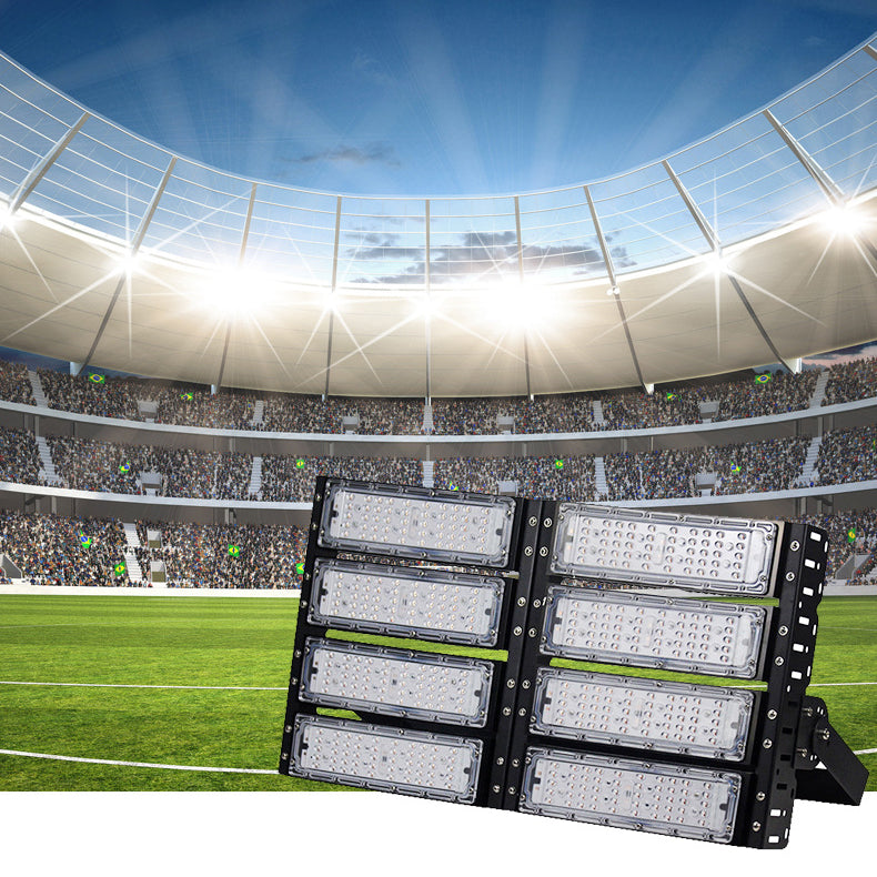 ضوء LED خارجي عالي السطوع مقاوم للماء من الألومنيوم القابل للدوران بشكل مستطيل للباحة الخارجية 
