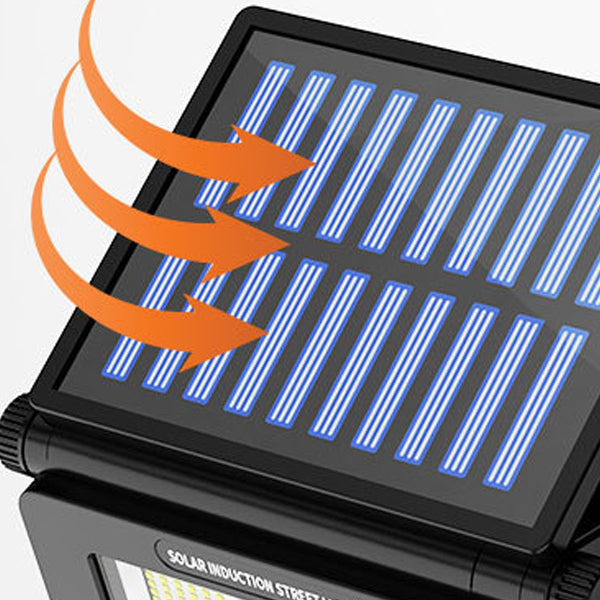 Moderne Einfachheit Solar Wasserdichter Menschensensor Faltbare ABS PC Rechteckige LED Wandleuchte Für Außenbereich Terrasse 