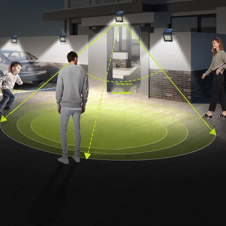 Moderne Einfachheit Solar Wasserdichter Menschensensor Faltbare ABS PC Rechteckige LED Wandleuchte Für Außenbereich Terrasse 