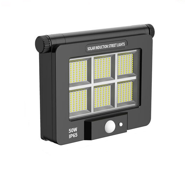 Moderne Einfachheit Solar Wasserdichter Menschensensor Faltbare ABS PC Rechteckige LED Wandleuchte Für Außenbereich Terrasse 