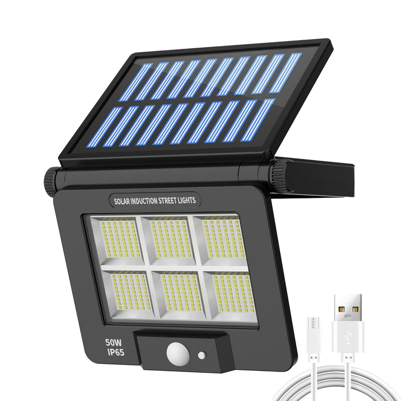 Moderne Einfachheit Solar Wasserdichter Menschensensor Faltbare ABS PC Rechteckige LED Wandleuchte Für Außenbereich Terrasse 