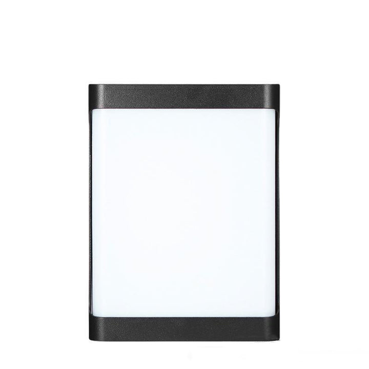 Moderne Einfachheit Wasserdichte Aluminium Acryl Rechteckige Geometrische LED Wandleuchte für den Außenbereich 