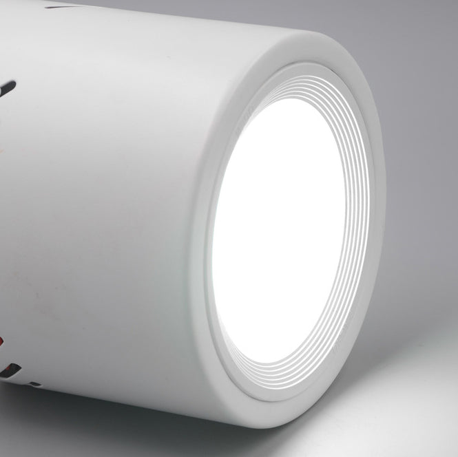 Spot LED Plafonnier Cylindre Rond en Aluminium Minimaliste Moderne pour Couloir 