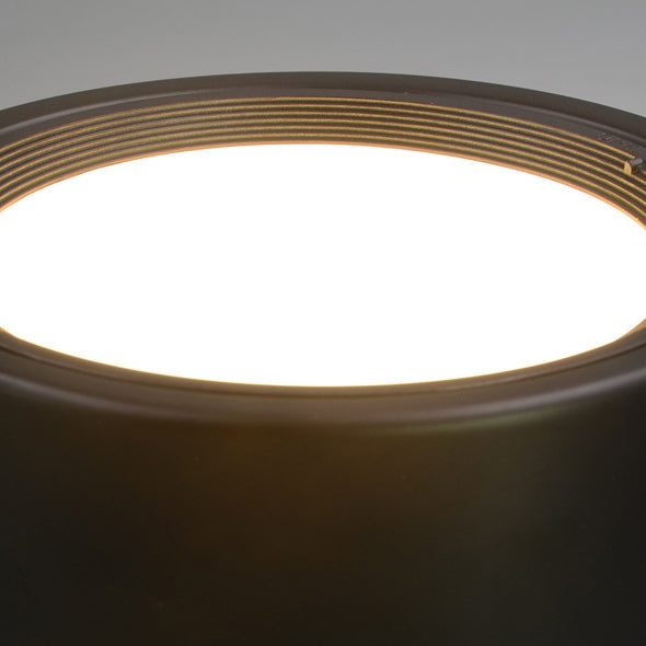 Modern Minimalist Aluminum PC Round Cylinder Spotlight LED Flush Mount Ceiling Light For Hallway