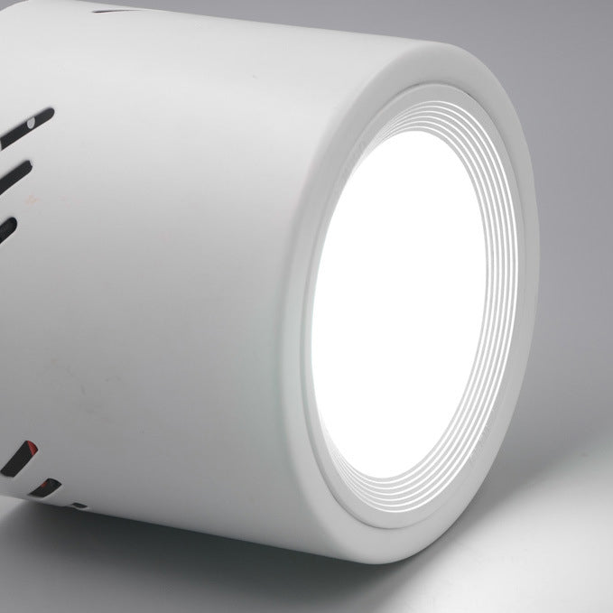 Spot LED Plafonnier Cylindre Rond en Aluminium Minimaliste Moderne pour Couloir 