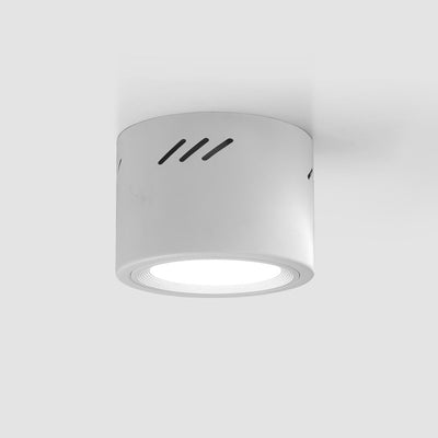Spot LED Plafonnier Cylindre Rond en Aluminium Minimaliste Moderne pour Couloir 