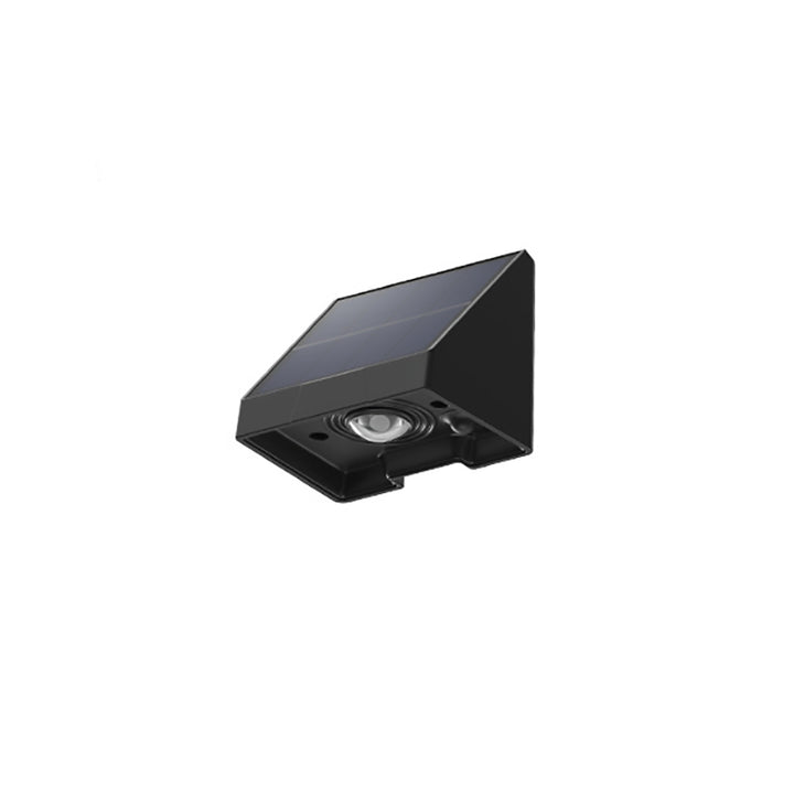 Moderne Einfachheit Solar Wasserdicht ABS PMMA Rechteckige LED Wandleuchte Für Außenbereich Terrasse 