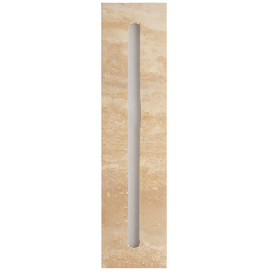 Contemporary Nordic Waterproof Travertine Acrylic Rectangular Strip LED Wall Sconce Lamp For Outdoor Patio
