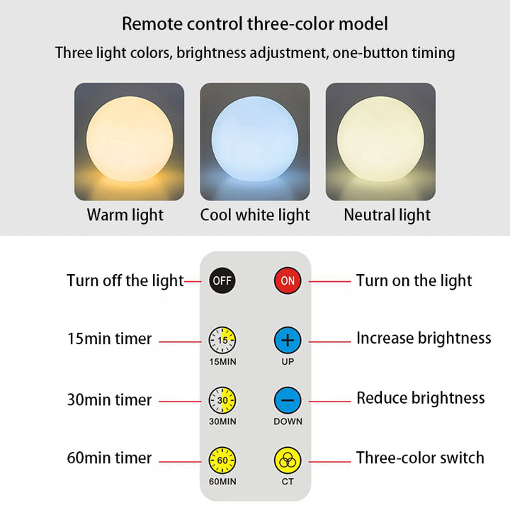 Lampe de table LED en forme de rose rechargeable et étanche en PE créatif contemporain, veilleuse pour table de chevet 