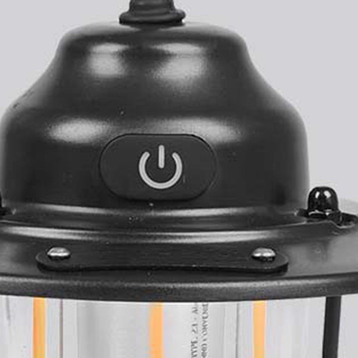 Lumière extérieure LED en forme de strobile pour jardin, contemporaine rétro, rechargeable, étanche, en fer, silice, ABS, PC 