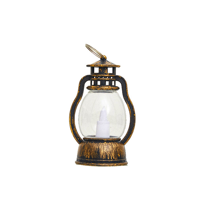 Zeitgenössische Retro-Batterie-PP-Kerzenpferd-Laterne LED-Tischlampe Nachtlicht für das Schlafzimmer 