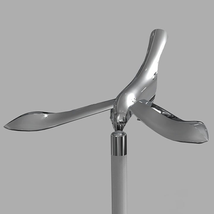 Lampe de table LED rotative en aluminium acrylique rechargeable scandinave contemporaine avec oiseau volant pour chevet 
