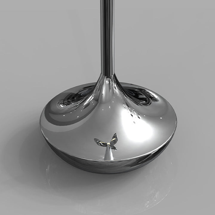 Lampe de table LED rotative en aluminium acrylique rechargeable scandinave contemporaine avec oiseau volant pour chevet 