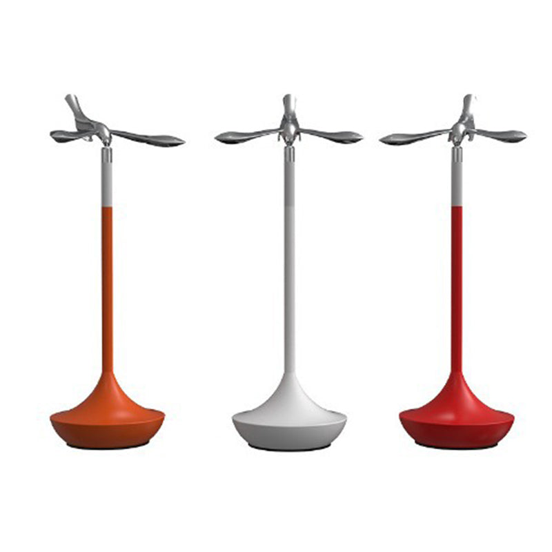 Lampe de table LED rotative en aluminium acrylique rechargeable scandinave contemporaine avec oiseau volant pour chevet 
