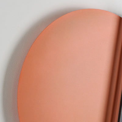 Applique murale LED contemporaine scandinave en fer et aluminium à rayures rondes pour salon 