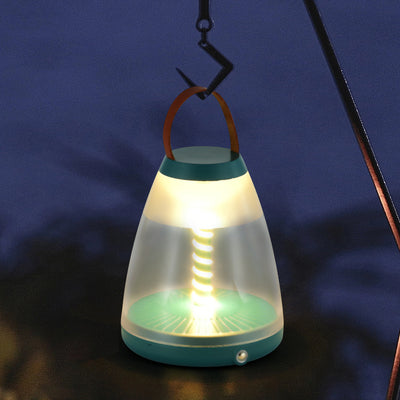 Lámpara de mesa LED cilíndrica portátil de ABS acrílico recargable contemporánea escandinava para dormitorio 